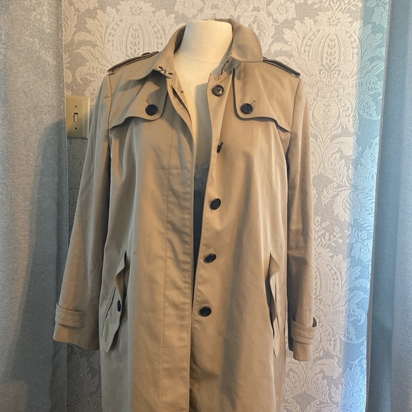 BURBERRY Beige Trench Coat UK14 US12 - Picture 8 of 15